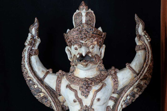 Thai Kinneree Guard sculptures