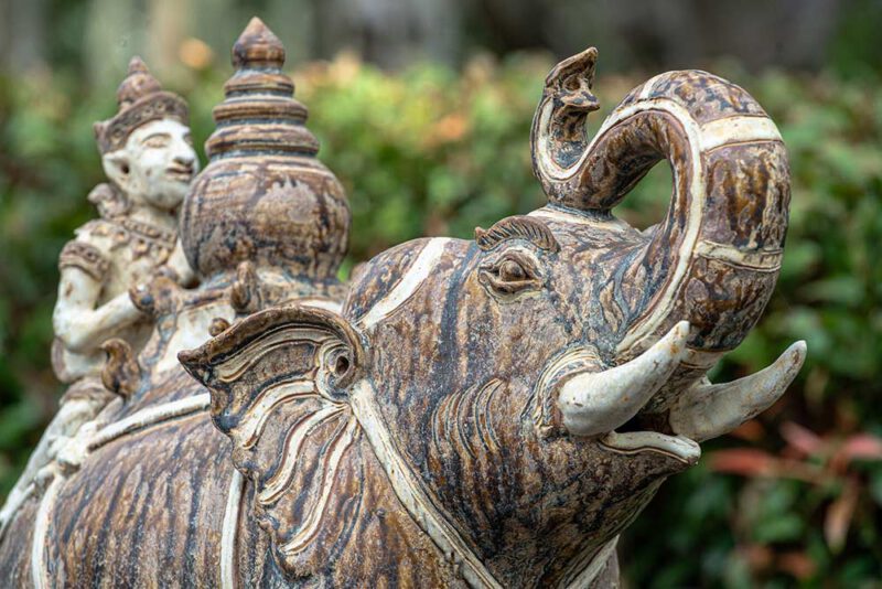 Thai Sacred Elephant Sculpture - Buy Thai Ceramics