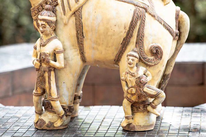 Ceremonial Thai Elephant Statue