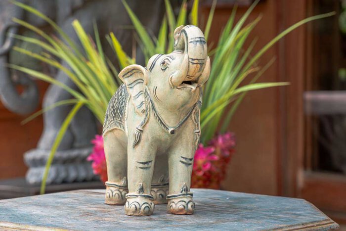 Thai Standing Elephant Sculpture