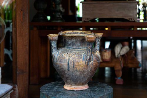 Sawankhalok era ceramic vase