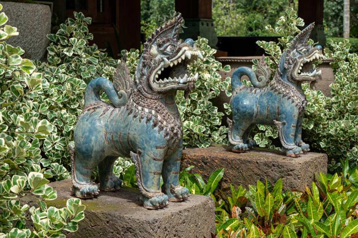 Singha Thai lion Garden Sculptures