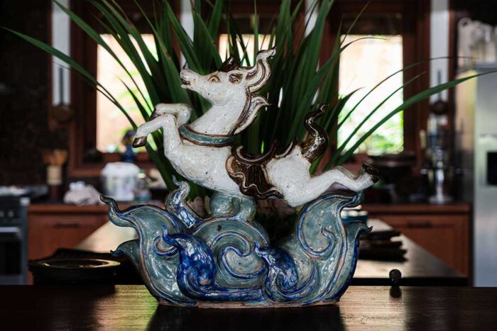 Mythical Horse Ceramic Ornament